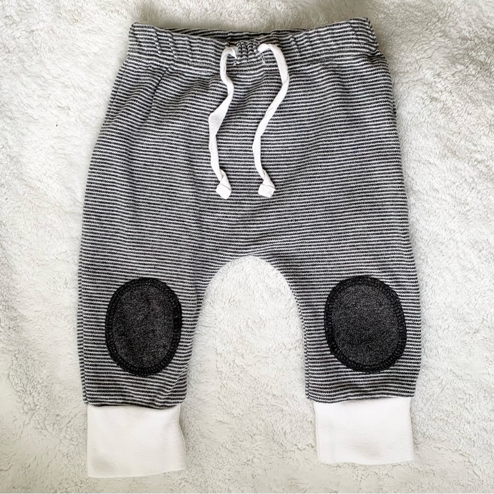 City Mouse Striped Drawstring Pants, Size 3-6M